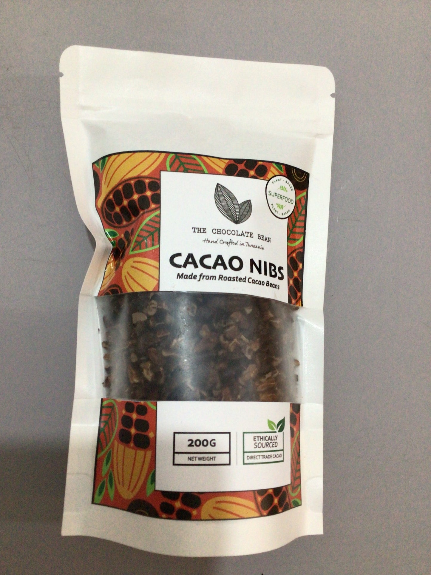 The chocolate bean Cocoa nibs